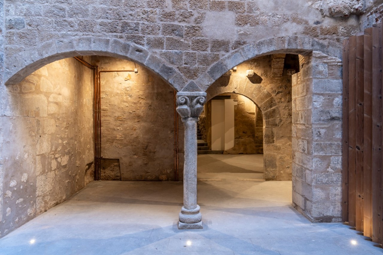 Baixos de la Casa Solterra recentment restaurats. Font: ST de Cultura de Girona