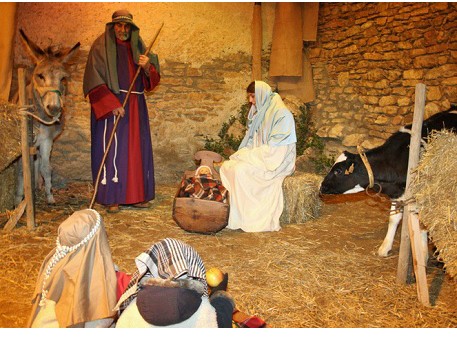 Imatge del pessebre vivent d'Ardèvol