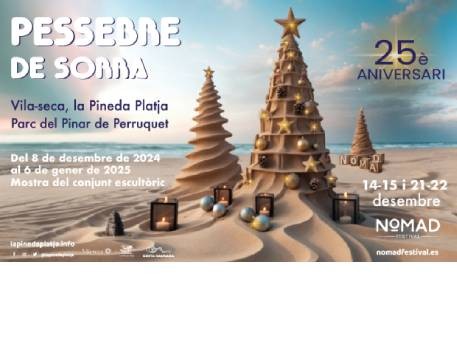 Pessebre de Sorra a la Pineda