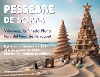 Pessebre de Sorra a la Pineda