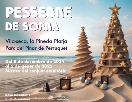 Pessebre de Sorra a la Pineda