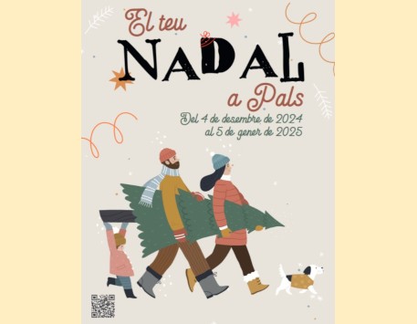 Cartell 2024 del cicle de Nadal. Font: web de l'Ajuntament de Pals