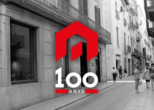 Cambra de la Propietat Urbana de Girona al carrer Ciutadans i que enguany ha complert 100 anys. Font: el seu web 