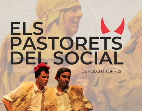 Fragment del cartell dels Pastorets del Social de Terrassa (podeu veure'l ampliat a l'apartat "Enllaços")