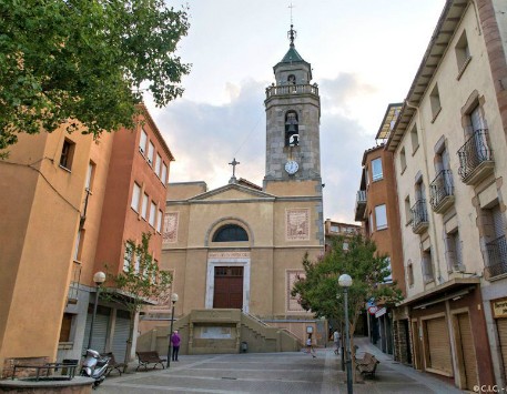 Plaça de l'Església. Font: enciclopedia.cat 