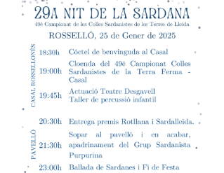 Nit de la Sardana a Roselló