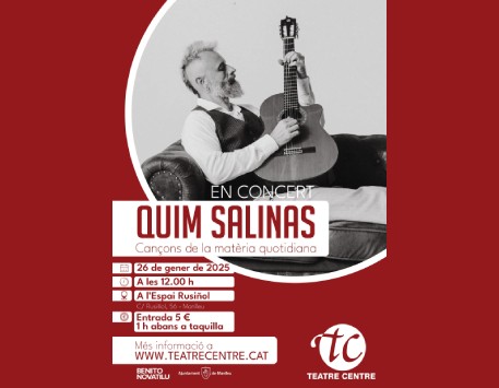 Quim Salinas - Concert "Cançons de la matèria quotidiana"