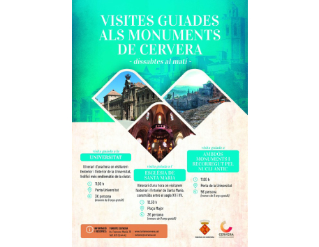 Visites guiades als monuments de Cervera