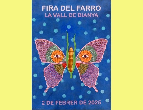 Cartell 2025 original de Quim Domene. Font: valldebianya.cat