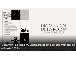 Dia Mundial de la Poesia a Balaguer