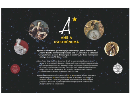 Exposició "Amb A d'astrònomA"