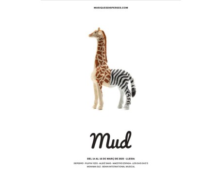 Cartell del festival MUD. Autor de la imatge: Xavi Hosta