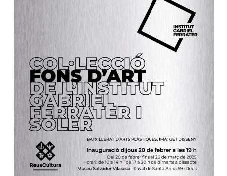 Exposició "Col·lecció fons d'art de l'Institut Gabriel Ferrater i Soler"