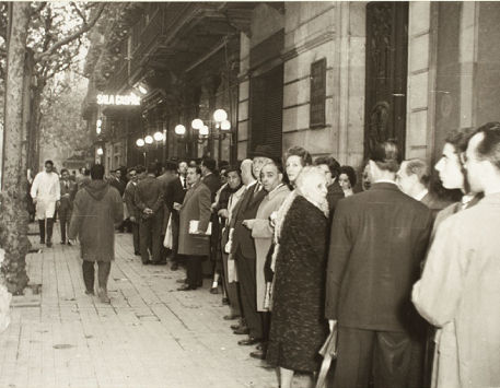 Inauguració de l'exposició Picasso. 30 cuadros inéditos 1917-1960 a la Sala Gaspar Barcelona. Fons Jaume Sabartés, compra 2008