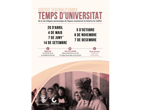Temps d'Universitat. Visites teatralitzades a la Universitat de Cervera