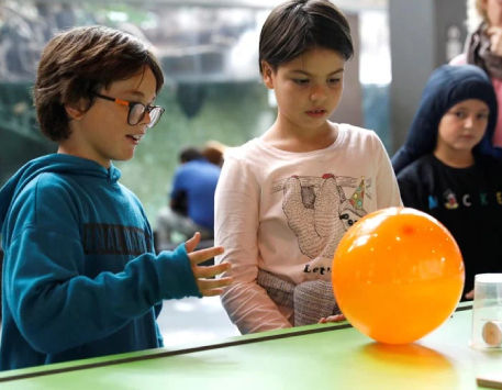 Taller "Reptes de ciència". Foto: Caixa Forum Lleida