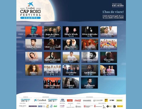 Anar a Cartell del Cap Roig Festival 2025. Font: dodmagazine.es