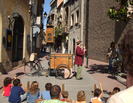 Anar a Galiot Teatre, amb 'En Quimet i el seu tricicle'