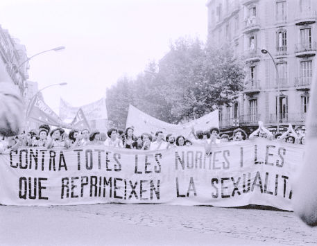 Manifestació de l'Orgull Gai a Barcelona - Pilar Aymerich, juny de 1979