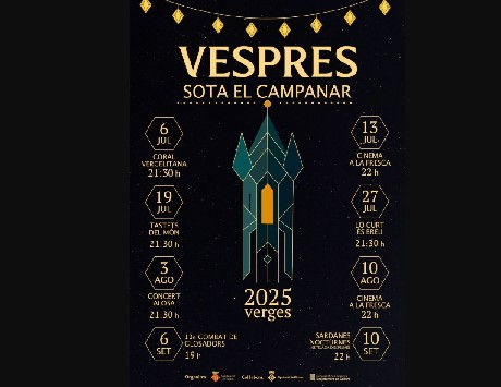 Anar a Cartell 2025. Font: Ajuntament de Verges