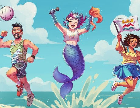 Anar a Cartell 2025 del qual són cocreadors Marisa Martínez i Àlex Boix. Font: Ajuntament de Castell-Platja d'Aro i S'Agaró