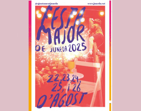Anar a Cartell de l’artista Mireia Serra i Bernadó “Lily Brick”. Font: Ajuntament de Juneda