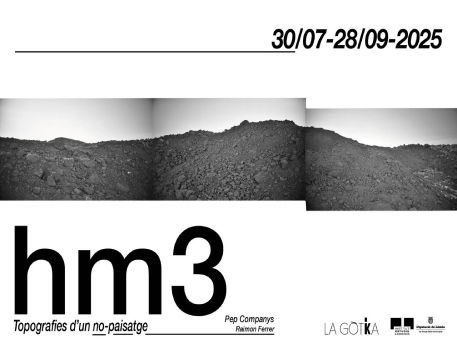 Anar a Cartell de l'exposició "Hm3 – Topografies d’un no-paisatge".  Foto: Institut d'Estudis Ilerdencs