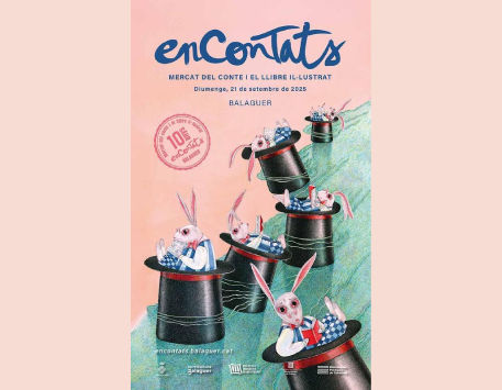Anar a Cartell ENCONTATS. Autora: Natasha Domanova. Font: Ajuntament de Balaguer