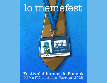 Anar a Fragment del cartell del Lo Memefest. Font: Ajuntament de Tàrrega