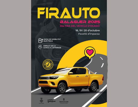 Anar a Cartell de FIRAUTO. Font: Paeria de Balaguer