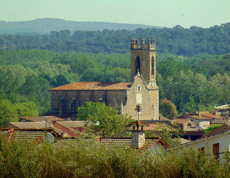 Anar a Església Parroquial de Sant Cebrià de Flaçà. Font: Viquipèdia 
