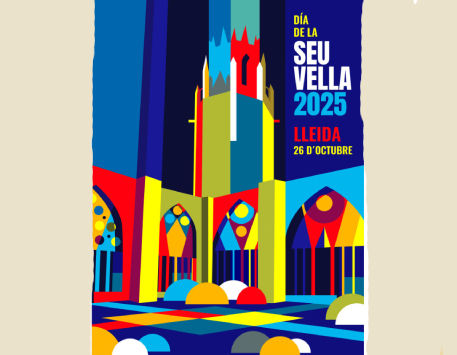 Anar a Cartell de la celebració del Dia de la Seu Vella. Autor: Diego Gil Hernando. Font: Turó de la Seu Vella de Lleida