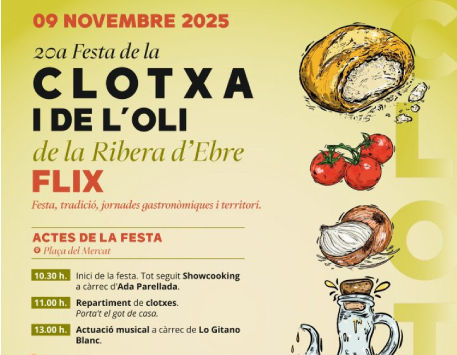 Anar a XX Festa de la Clotxa i de l'Oli a Ribera d'Ebre