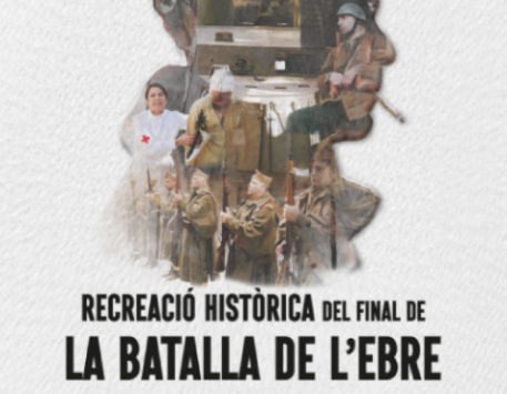 Anar a Recreació històrica del final de la Batalla de l'Ebre