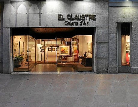 Anar a Galeria d'Art El Claustre al carrer Nou de Girona. Font: la mateixa galeria