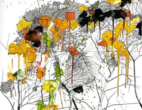 Anar a Fragment del cartell de  l'exposició "Interferències". Font: Galeria Espai Cavallers