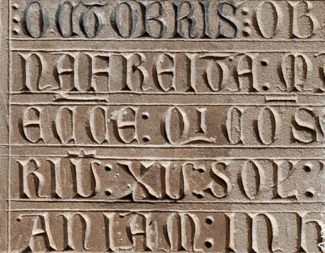 Anar a Fragment del cartell del Seminari Paleografia i Epigrafia de la Seu Vella de Lleida. Font: Turó de la Seu Vella de Lleida