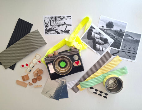 Taller familiar “Mira, apunta i dispara!”. Foto: MORERA. Museu d'Art Modern i Contemporani de Lleida