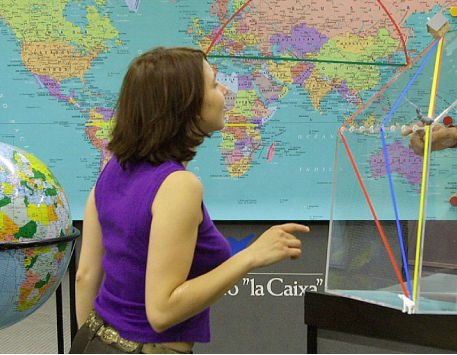 Taller "Viu les matemàtiques". Foto: Caixa Forum Lleida