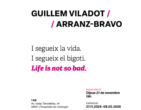 Cartell de l'exposició "Guillem Viladot / Arranz-Bravo"