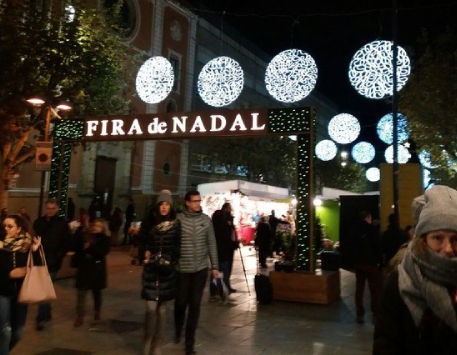 Anar a Fira de Nadal a Mataró