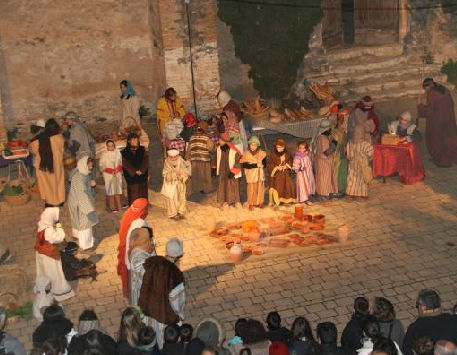 Anar a Pessebre Vivent de Sant Pere de Ribes - Font: Federació Pessebres Vivents Catalunya
