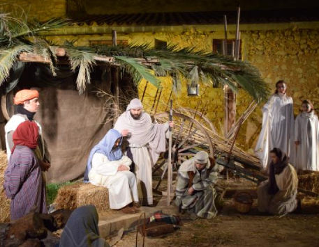 Anar a Pessebre Vivent de Sant Pere de Ribes - Font: Federació Pessebres Vivents Catalunya