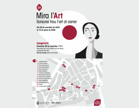 Anar a Cartell de Mira l'Art a Solsona. Autor: Victu Pallarès. Font: ajuntament de Solsona