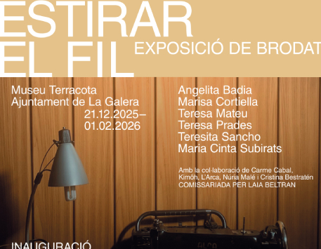 Cartell exposició "Estirar el fil"