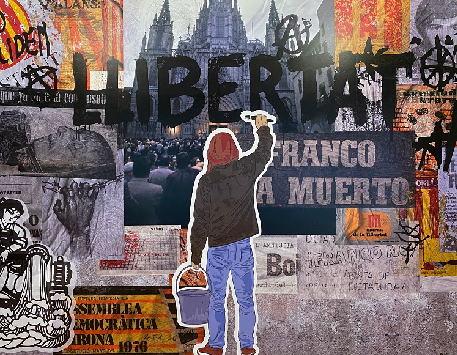 Exposició "Les partets criden: Franco ha mort!"