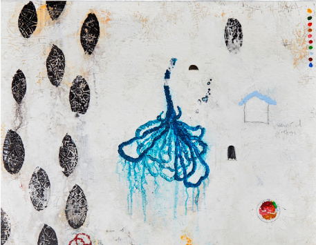 Fragment d'una obra de la mostra