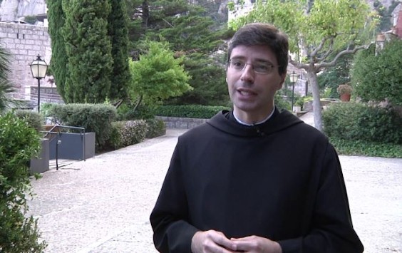 El Pare Bernat Juliol, portaveu del Monestir de Montserrat. Font: gironanoticies.com