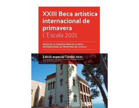 Cartell de la Beca 2021. Font: Ajuntament de L'Escala