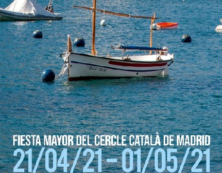 Fragment del cartell del programa d'actes de la Festa Major del Cercle Català de Madrid